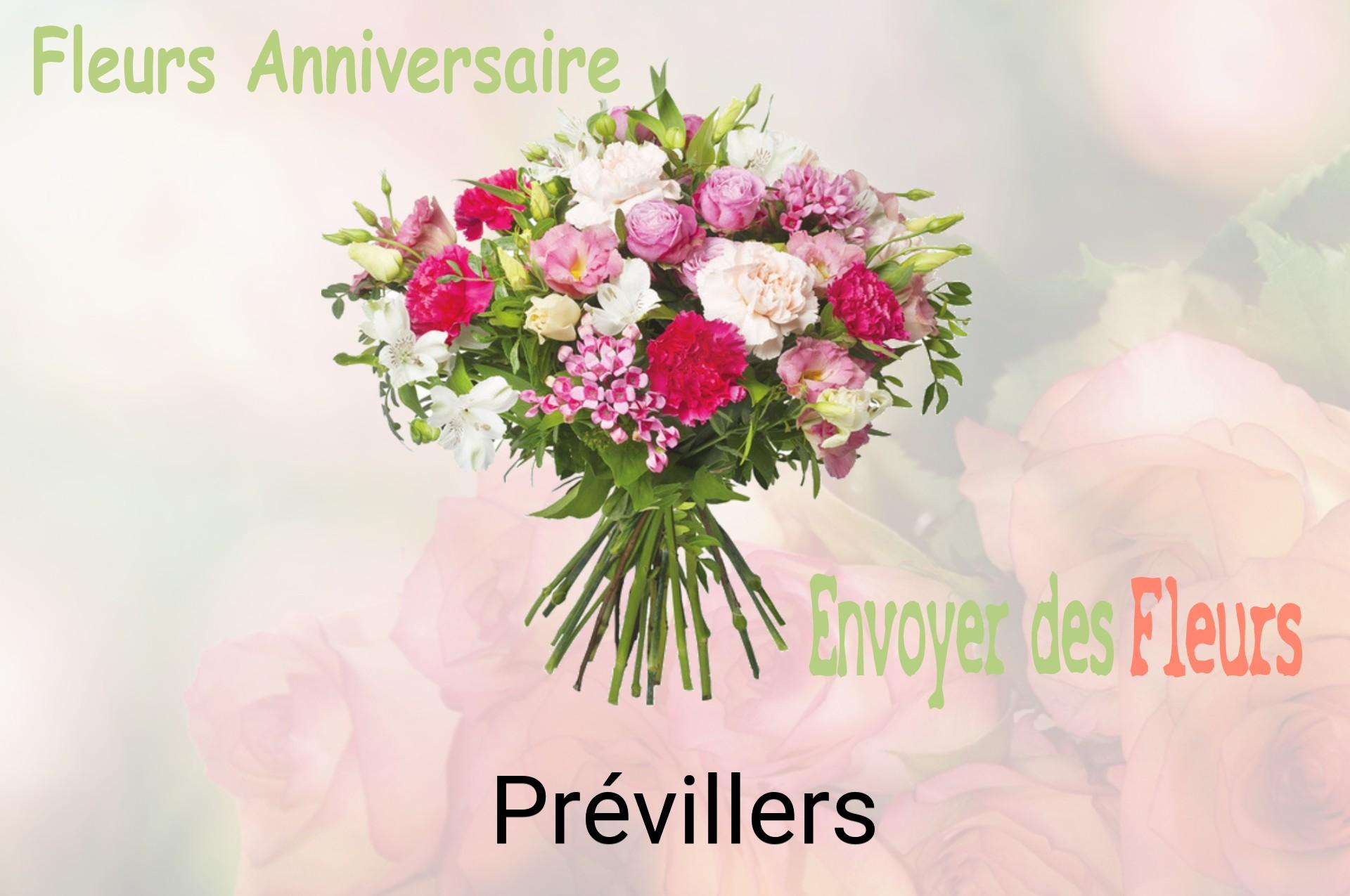 Bouquet de fleurs d’anniversaire livré à Prévillers
